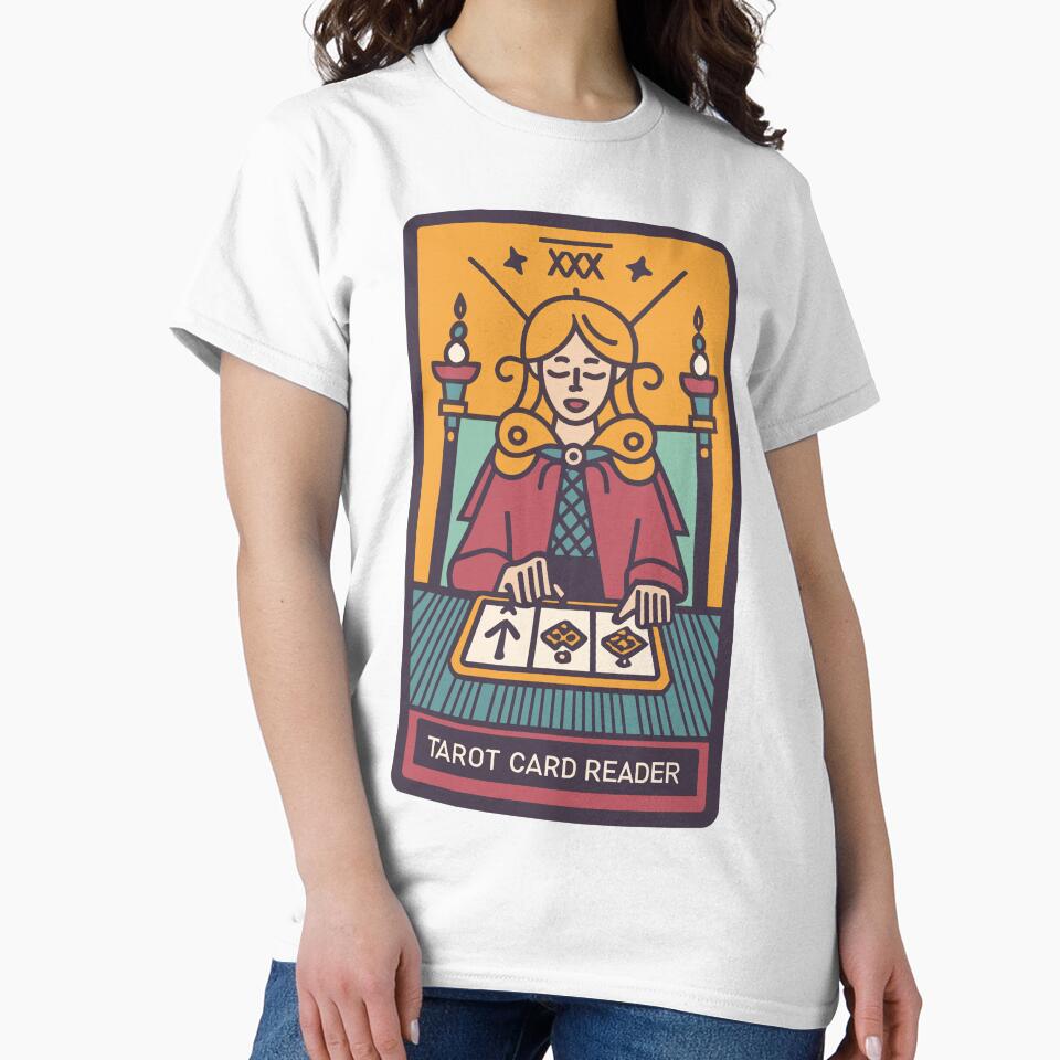 Professional Tarot Card Reader Card Illustration by EmeraldeaArt T-Shirts, Hoodie, Sweatshirt | BlankRebels.com (Image 2)