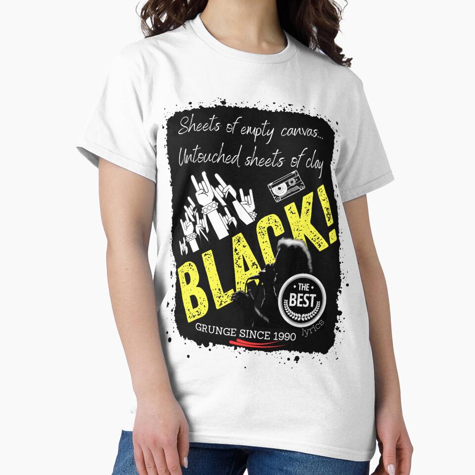 Ten FAN Black Grunge 90s nostalgia by fleive T-Shirts, Hoodie, Sweatshirt | BlankRebels.com (Image 2)