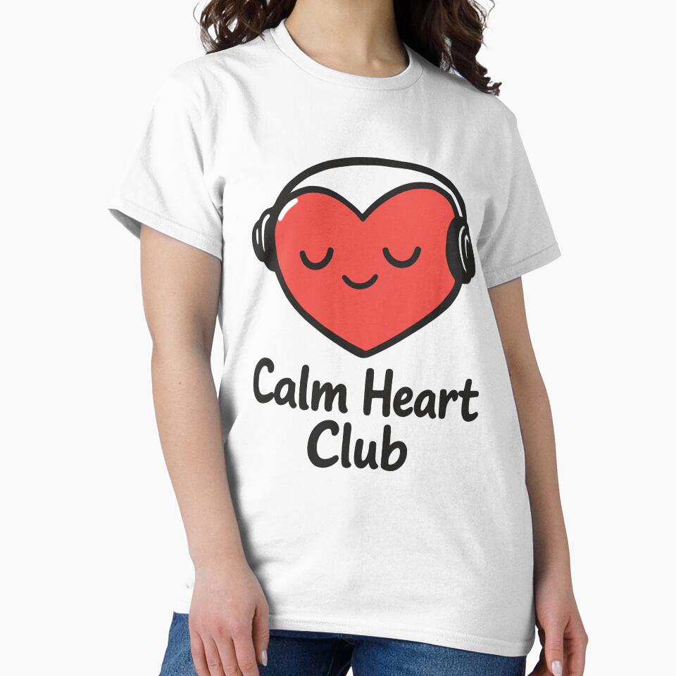 Calm Heart Club by SnappyPNG T-Shirts, Hoodie, Sweatshirt | BlankRebels.com (Image 2)