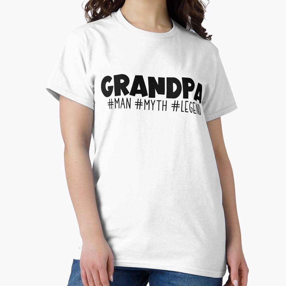 Grandpa The Man The Myth The Legend by miraipa T-Shirts, Hoodie, Sweatshirt | BlankRebels.com (Image 2)