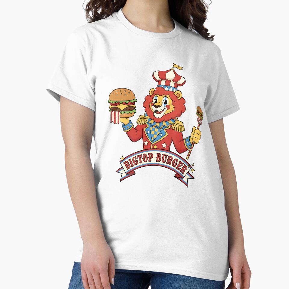 Bigtop Burger Fun Gift for American Foodies by Gilded Dreams T-Shirts, Hoodie, Sweatshirt | BlankRebels.com (Image 2)