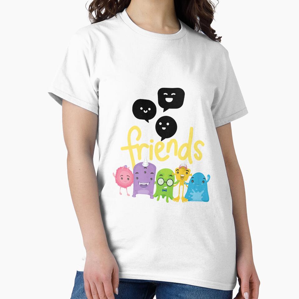 Friends t-shirt. by shopnanocha Hoodie, Sweatshirt | BlankRebels.com (Image 2)