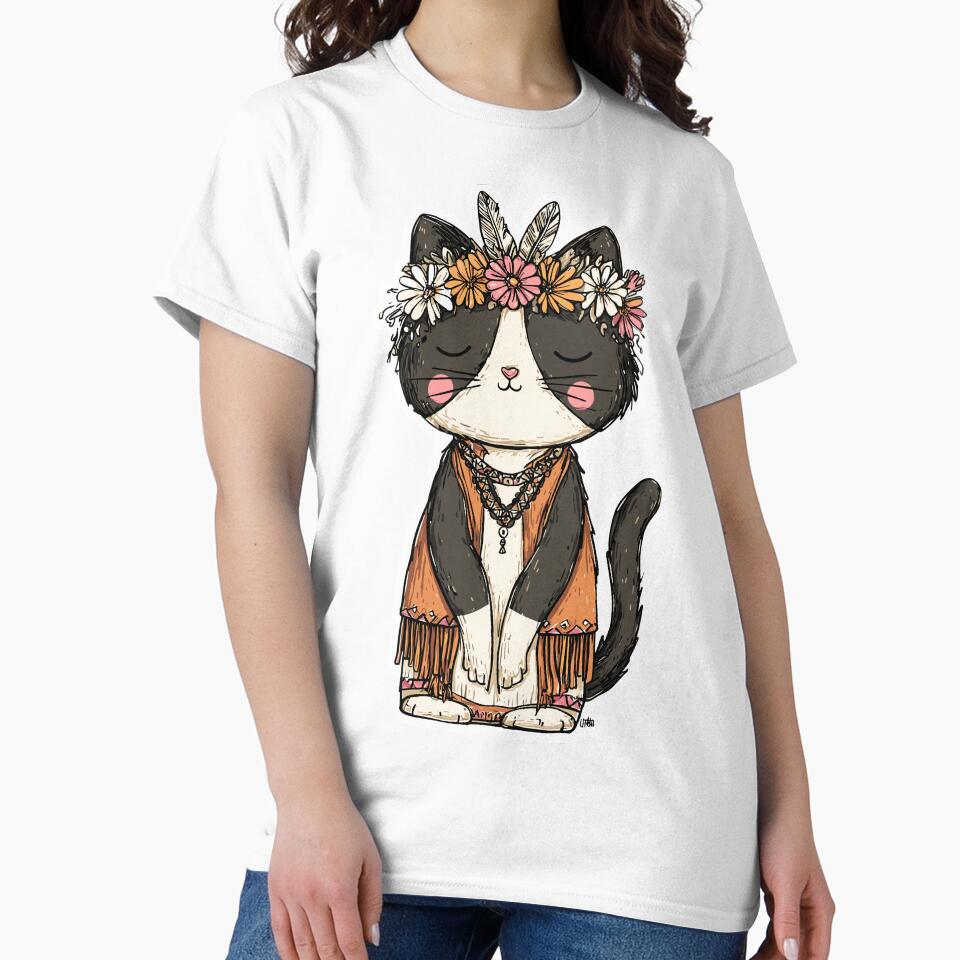 Vintage Boho Cat Feline by bapupa