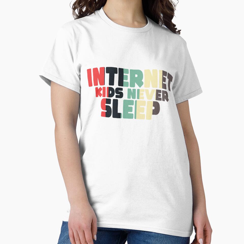 Internet Kids Never Sleep Geek Funny Gifts by MillanMarketing
