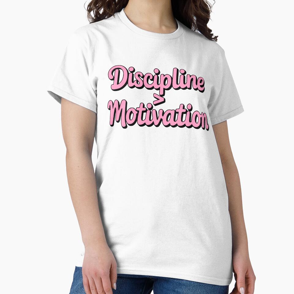 Discipline > Motivation! by PMCreative T-Shirts, Hoodie, Sweatshirt | BlankRebels.com (Image 2)