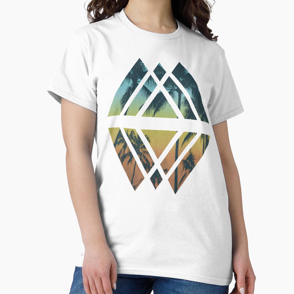 Geometric Tropical Beach by maryedenoa