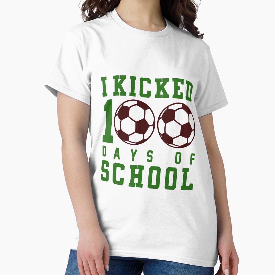 I Kicked 100 Days Of School Soccer by Smix Pixels