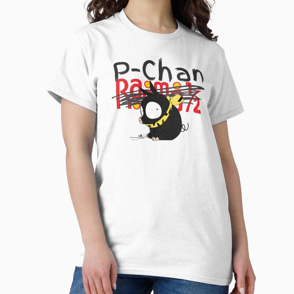 P-Chan Ranma Logo (Blue Background) SILLYFUN ON REDBUBBLE.COM (LOWER QUALITY IF STOLEN) by SillyFun