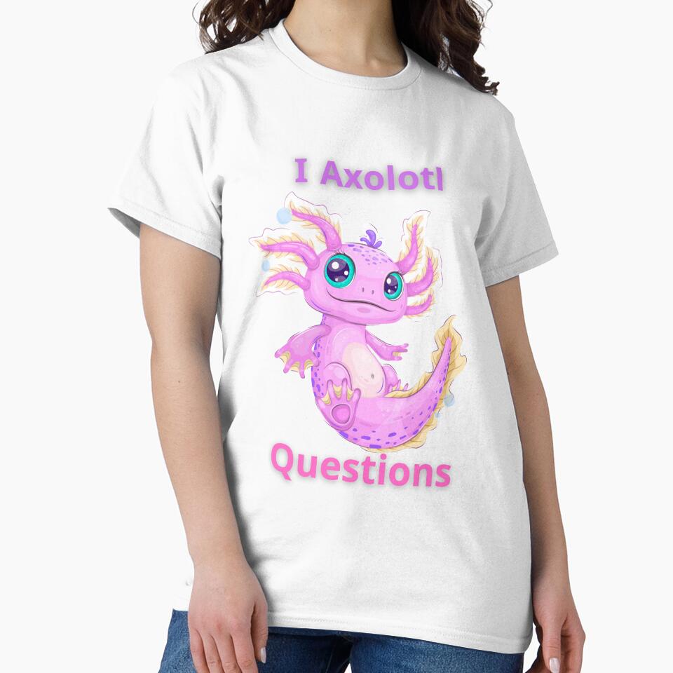i axolotl questions by Artsy Aura ⭐⭐⭐⭐⭐ T-Shirts, Hoodie, Sweatshirt | BlankRebels.com (Image 2)