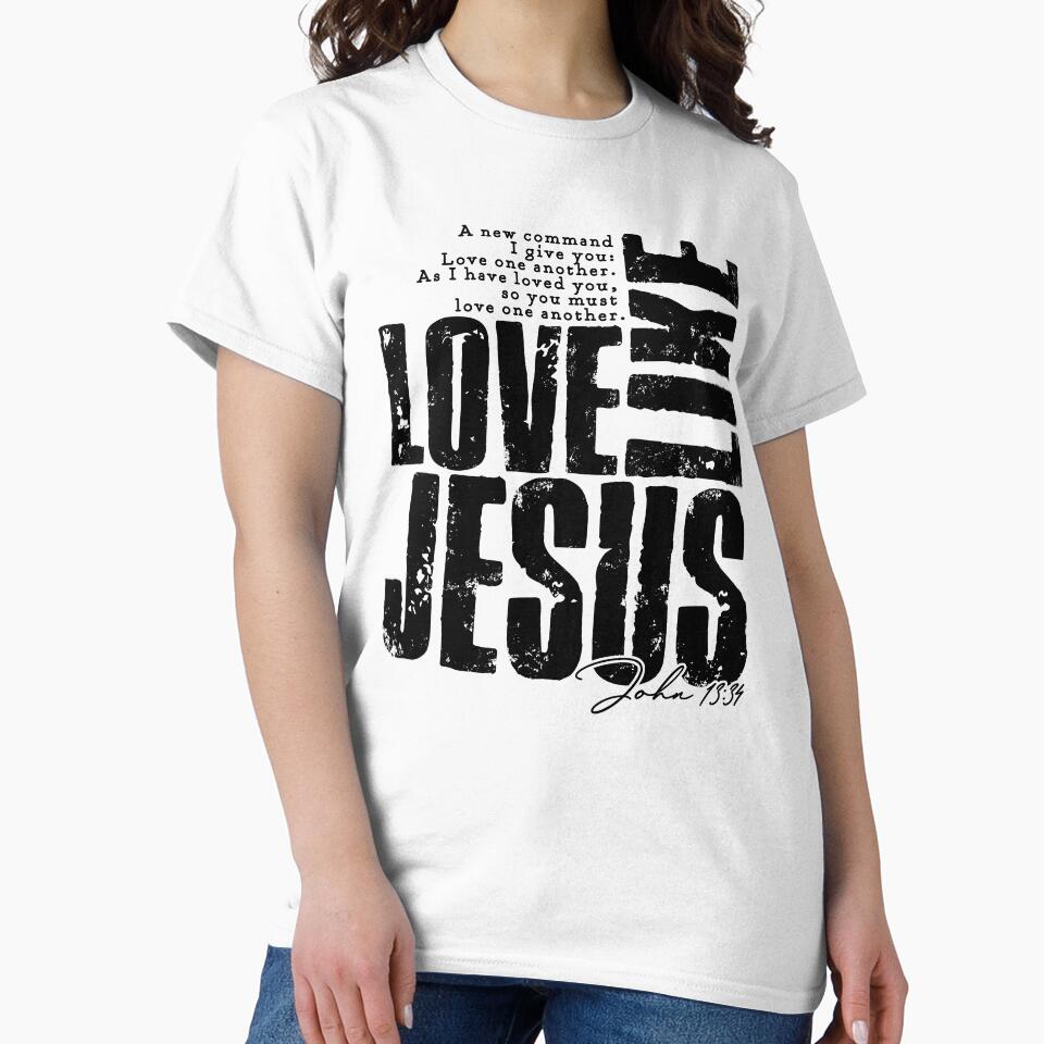 Love Like Jesus by DusyaIlyinishna T-Shirts, Hoodie, Sweatshirt | BlankRebels.com (Image 2)