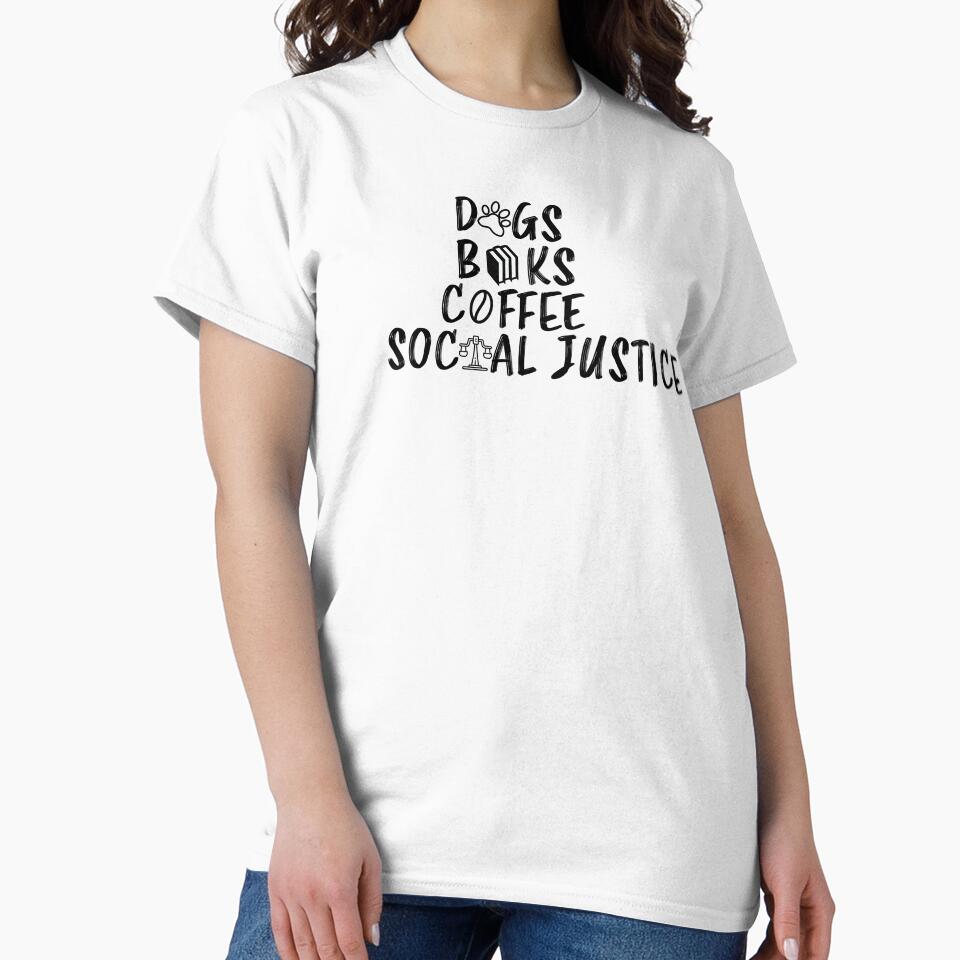 books and coffee and dogs and social justice cute for book lovers, coffee drinkers, animal lovers, and justice... (Image 2)