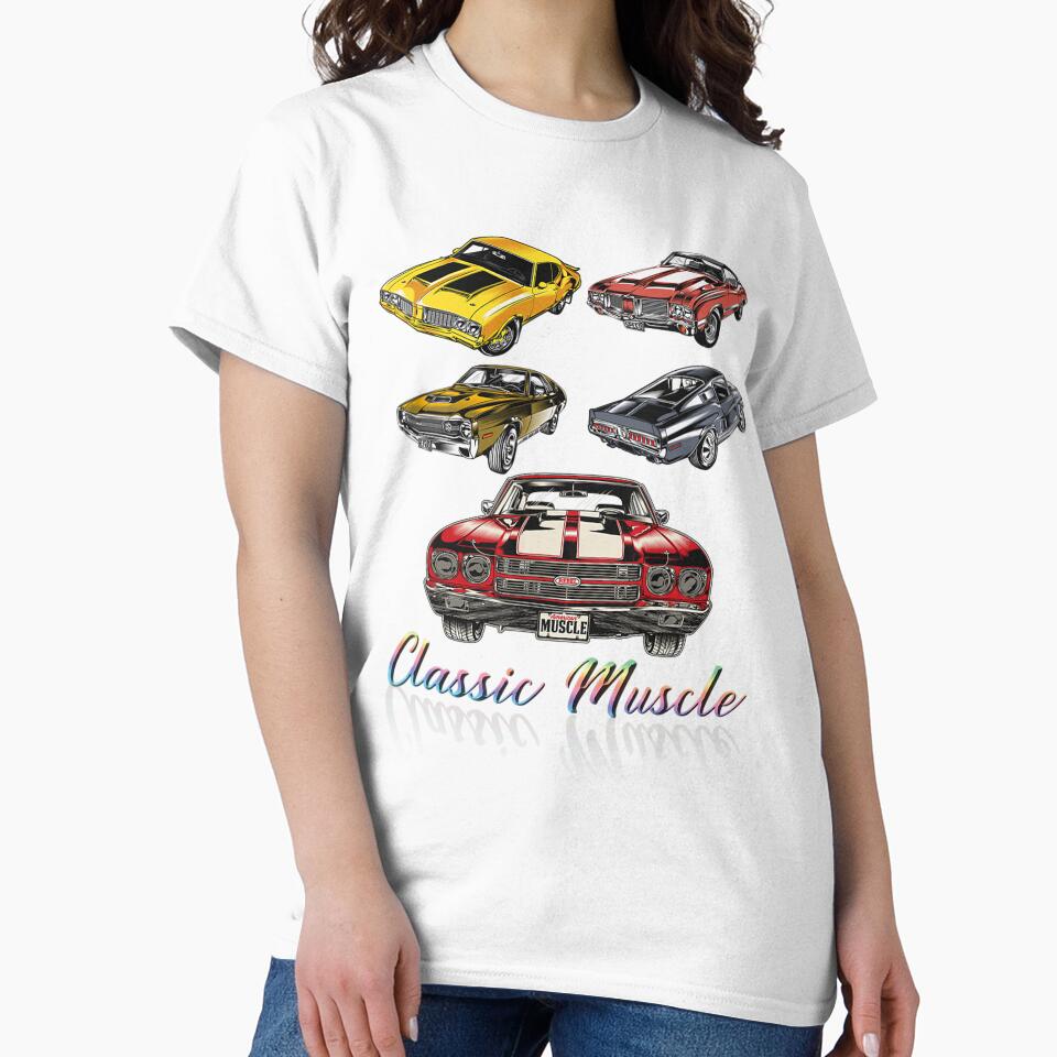 Classic Car American Muscle Cars Novelty by RomanceCult