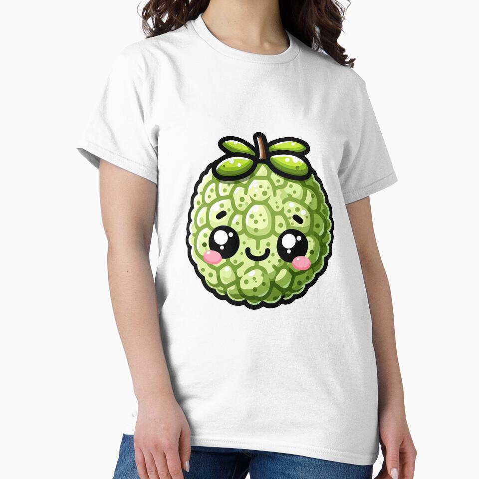 Kawaii Cherimoya by TillysCuteCanva T-Shirts, Hoodie, Sweatshirt | BlankRebels.com (Image 2)