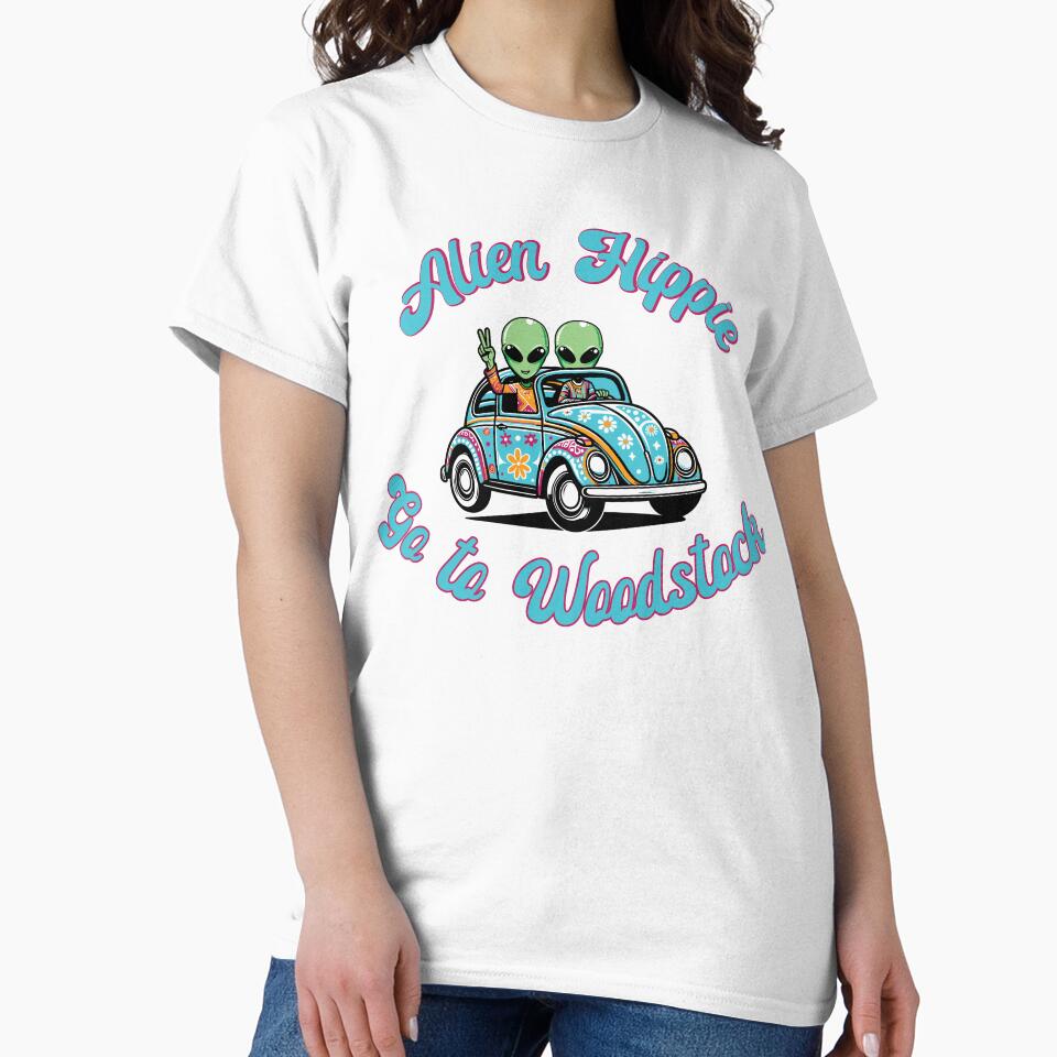 alien hippie by KarazuStudio T-Shirts, Hoodie, Sweatshirt | BlankRebels.com (Image 2)