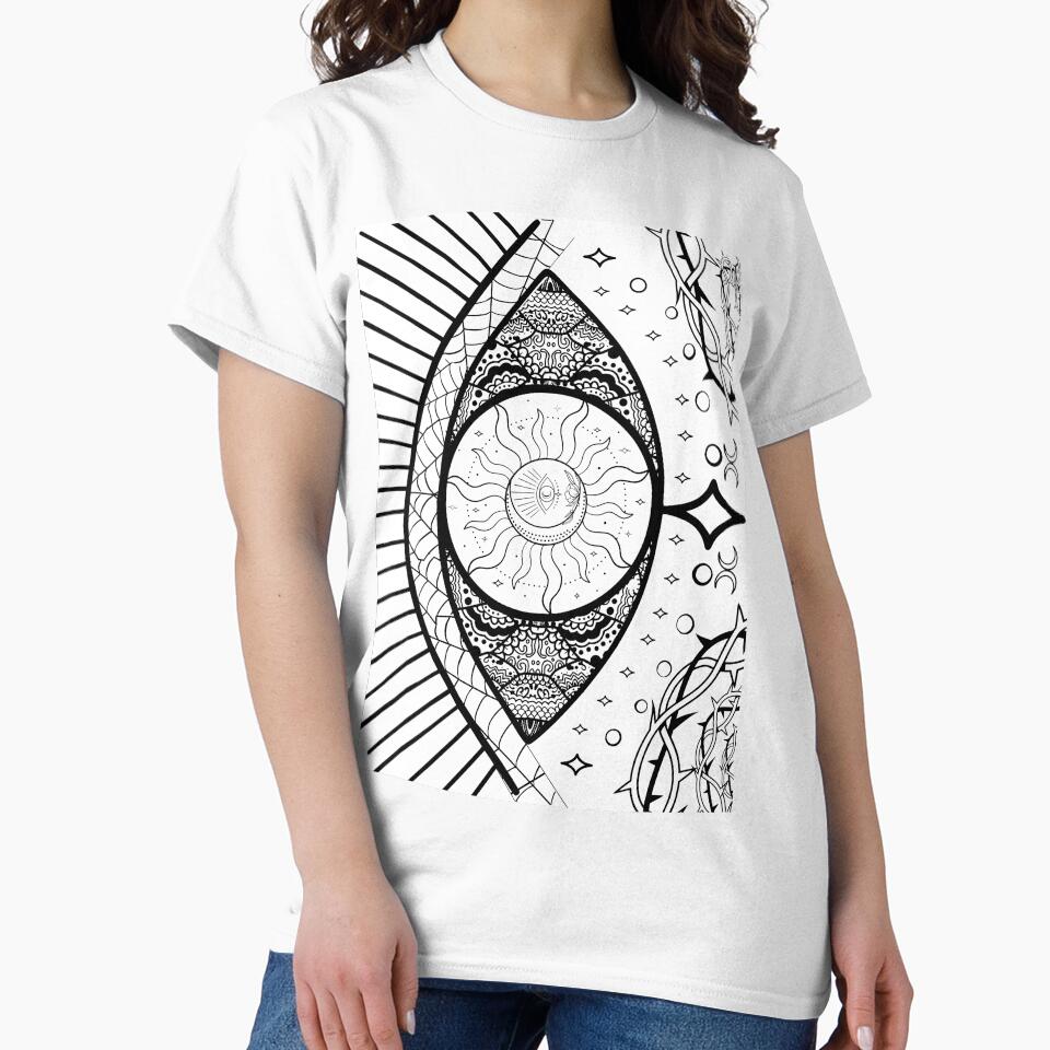 Sun Moon Third Eye Magic by LadyZodiac T-Shirts, Hoodie, Sweatshirt | BlankRebels.com (Image 2)