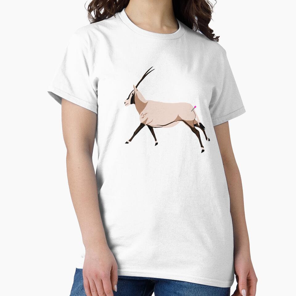 Darted Arabian Oryx by OldSoulArt T-Shirts, Hoodie, Sweatshirt | BlankRebels.com (Image 2)