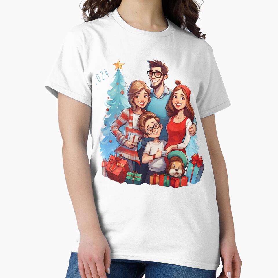 Christmas Surprise " I am Happy With My Family " Gift by WeekendSurprise T-Shirts, Hoodie, Sweatshirt (Image 2)