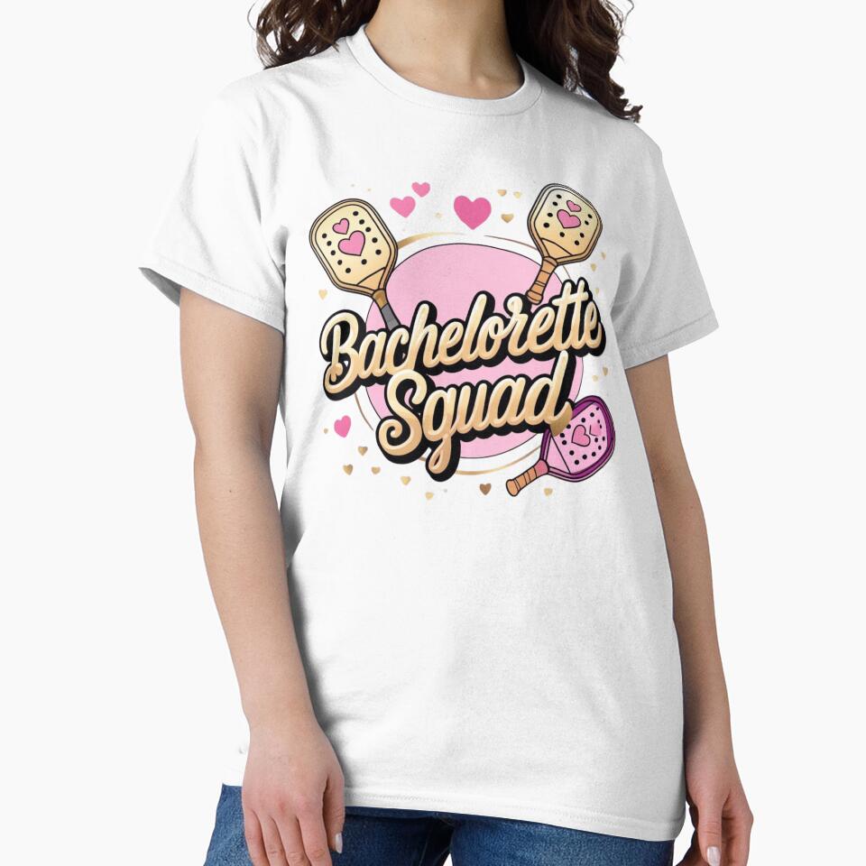 Pickleball Bachelorette Squad by FitEnvy T-Shirts, Hoodie, Sweatshirt | BlankRebels.com (Image 2)