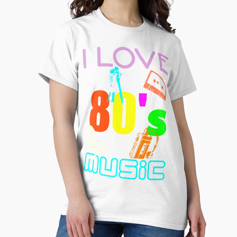 I love 80's Music by zarshirts