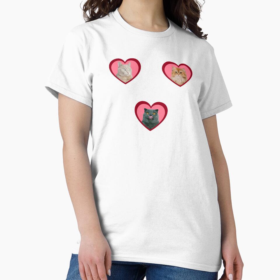 Cute Cat Hearts by TD Collective T-Shirts, Hoodie, Sweatshirt | BlankRebels.com (Image 2)