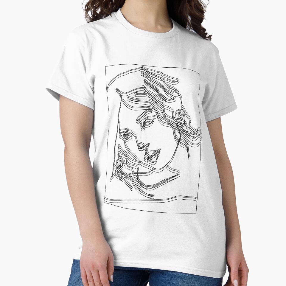 Portrait Line Art by DistortedLife T-Shirts, Hoodie, Sweatshirt | BlankRebels.com (Image 2)