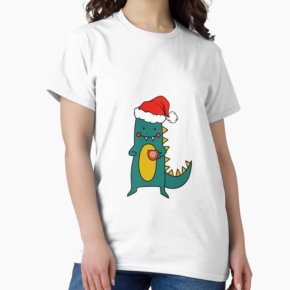 Christmas T-Rex Dinosaur by ghilardimghil T-Shirts, Hoodie, Sweatshirt | BlankRebels.com (Image 2)