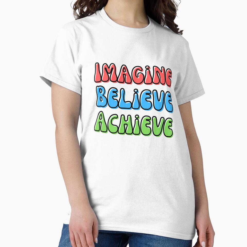 Imagine Believe Achieve by Spreading Smile T-Shirts, Hoodie, Sweatshirt | BlankRebels.com (Image 2)
