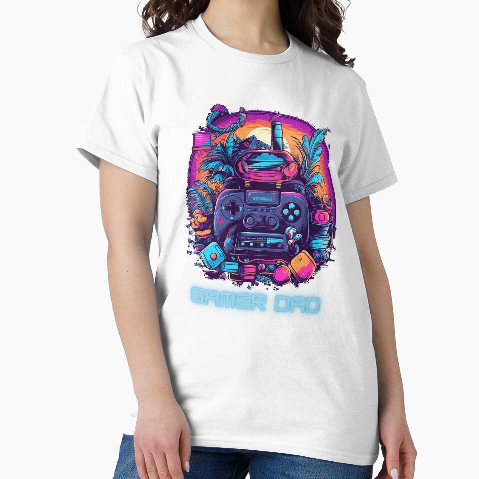 Gamer dad design by A3etman T-Shirts, Hoodie, Sweatshirt | BlankRebels.com (Image 2)