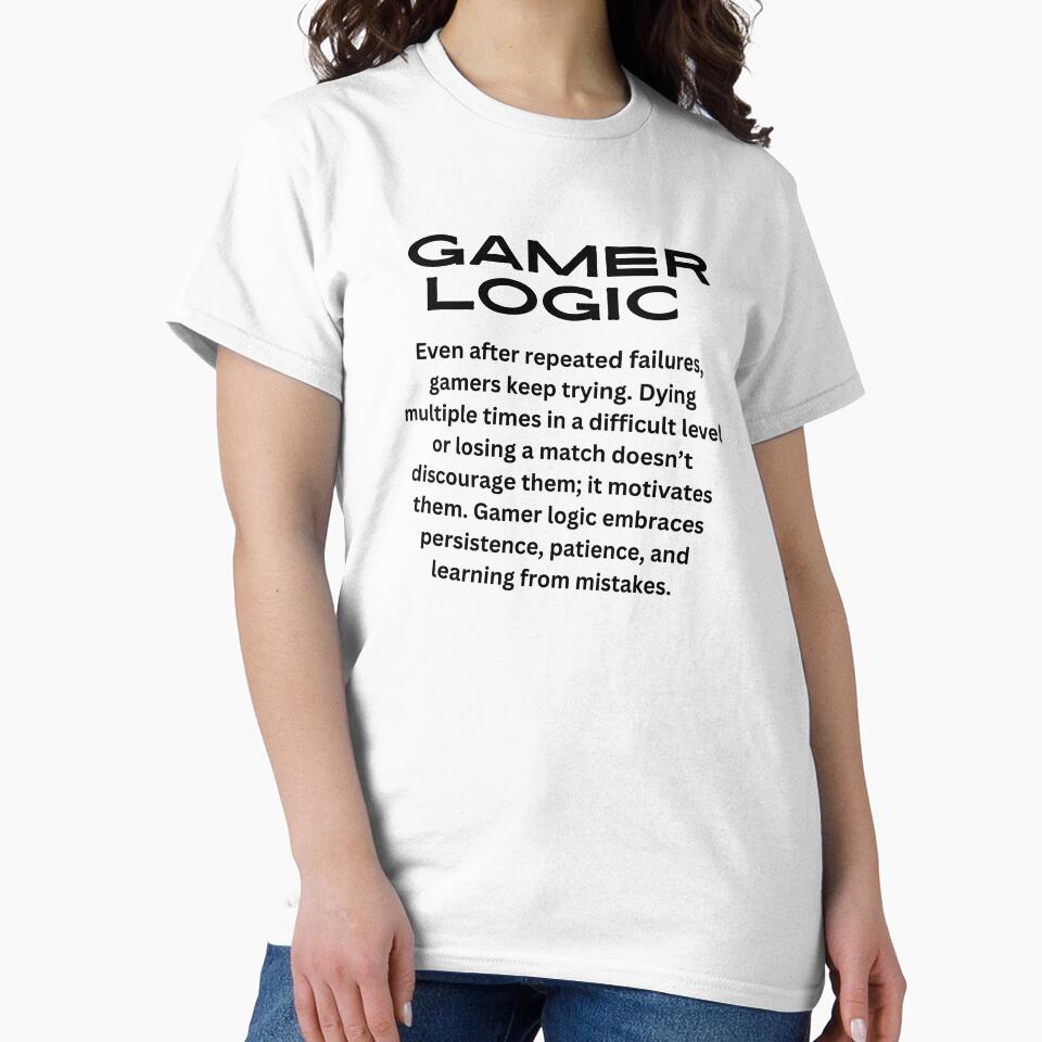 Gamer Logic – Relatable Gaming by Rasheedaholik T-Shirts, Hoodie, Sweatshirt | BlankRebels.com (Image 2)