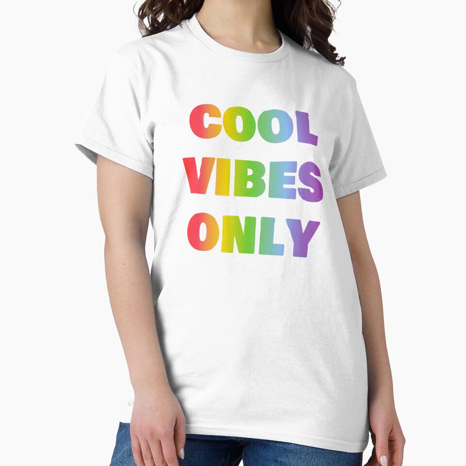 Cool vibes only  - rainbow text by Inspirationmotivation