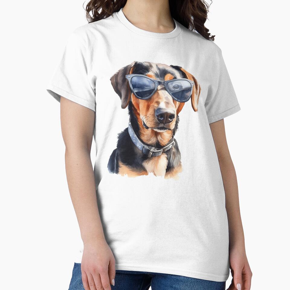 dog with sunglasses 3 by jessagirl T-Shirts, Hoodie, Sweatshirt | BlankRebels.com (Image 2)