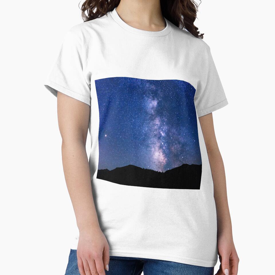 Purple Mountain Star Galaxy by newburyboutique T-Shirts, Hoodie, Sweatshirt | BlankRebels.com (Image 2)