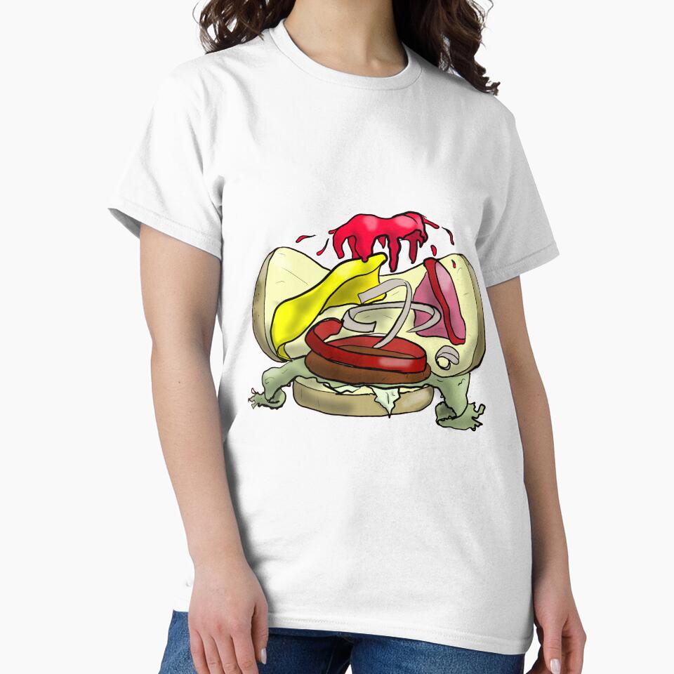 Exploded Burger - Newschool - Coloured by Dopamine Dumpster T-Shirts, Hoodie, Sweatshirt | BlankRebels.com (Image 2)