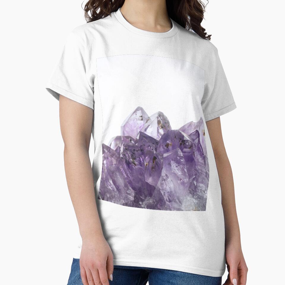 Beautiful Purple Amethyst Crystal by newburyboutique T-Shirts, Hoodie, Sweatshirt | BlankRebels.com (Image 2)