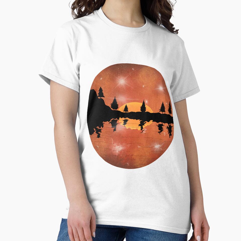 Watercolour Galaxy Orange by Immzie-Bookworm T-Shirts, Hoodie, Sweatshirt | BlankRebels.com (Image 2)