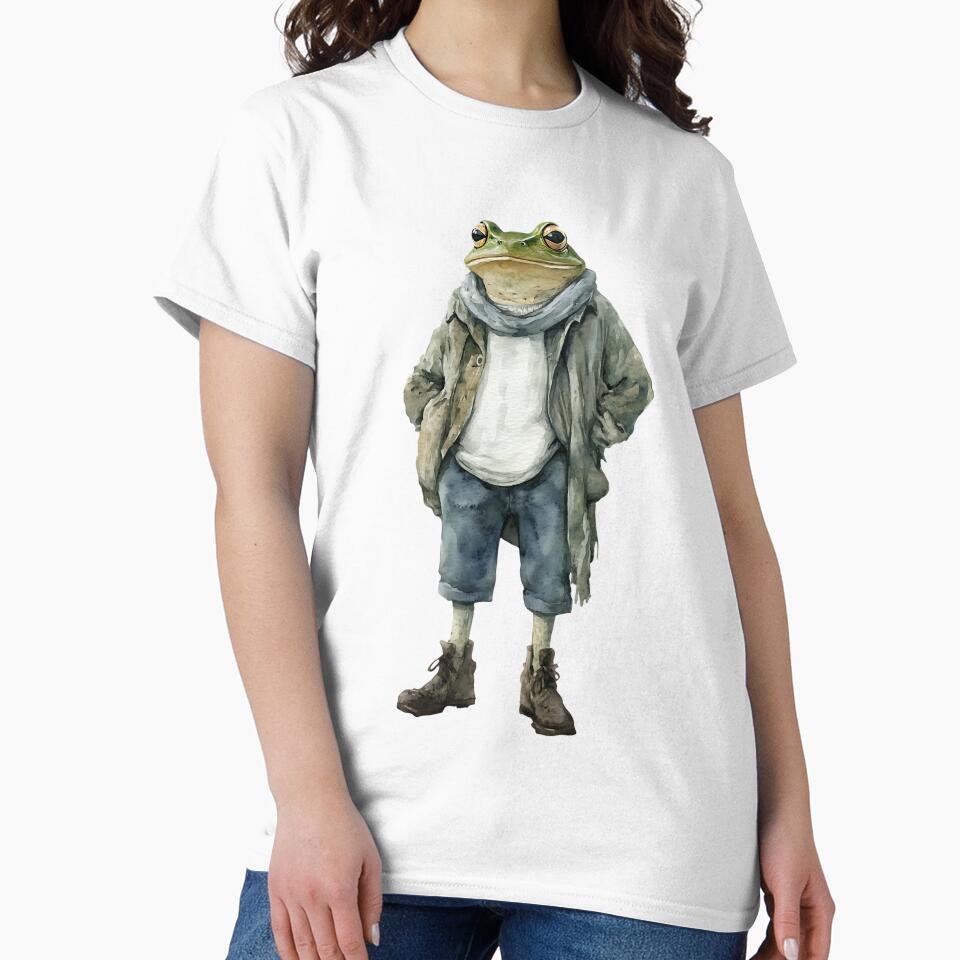 Cute Cottagecore Frog by bapupa T-Shirts, Hoodie, Sweatshirt | BlankRebels.com (Image 2)