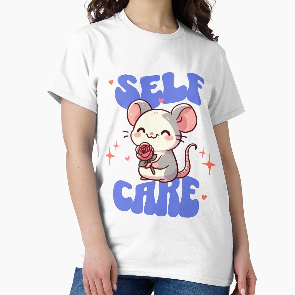 self care american traditional rose Rat by LemuellTrends T-Shirts, Hoodie, Sweatshirt | BlankRebels.com (Image 2)