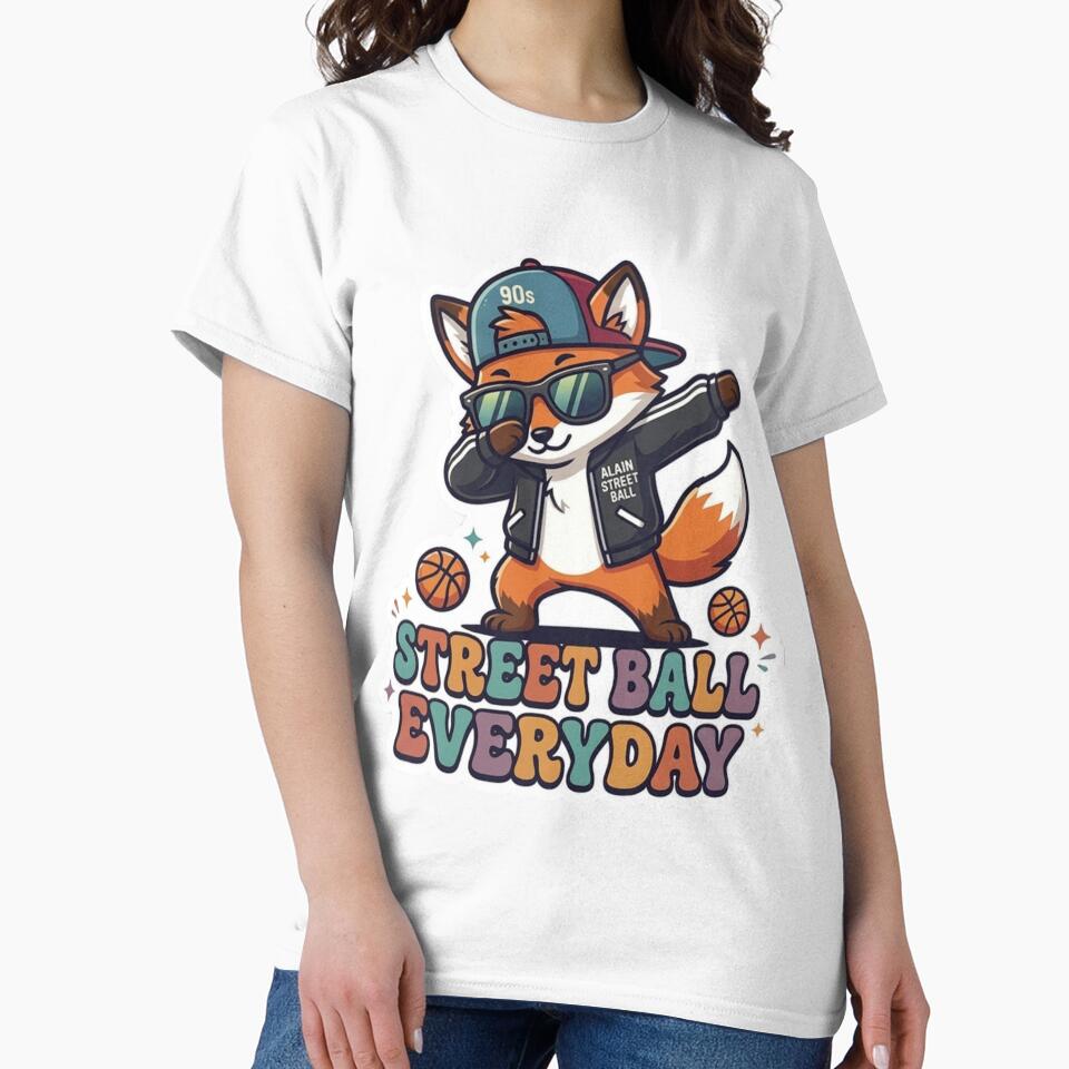 Funny Soccer Fox Nope Soccer Everyday Donut Lover Retro Streetball by Wear Sculpt