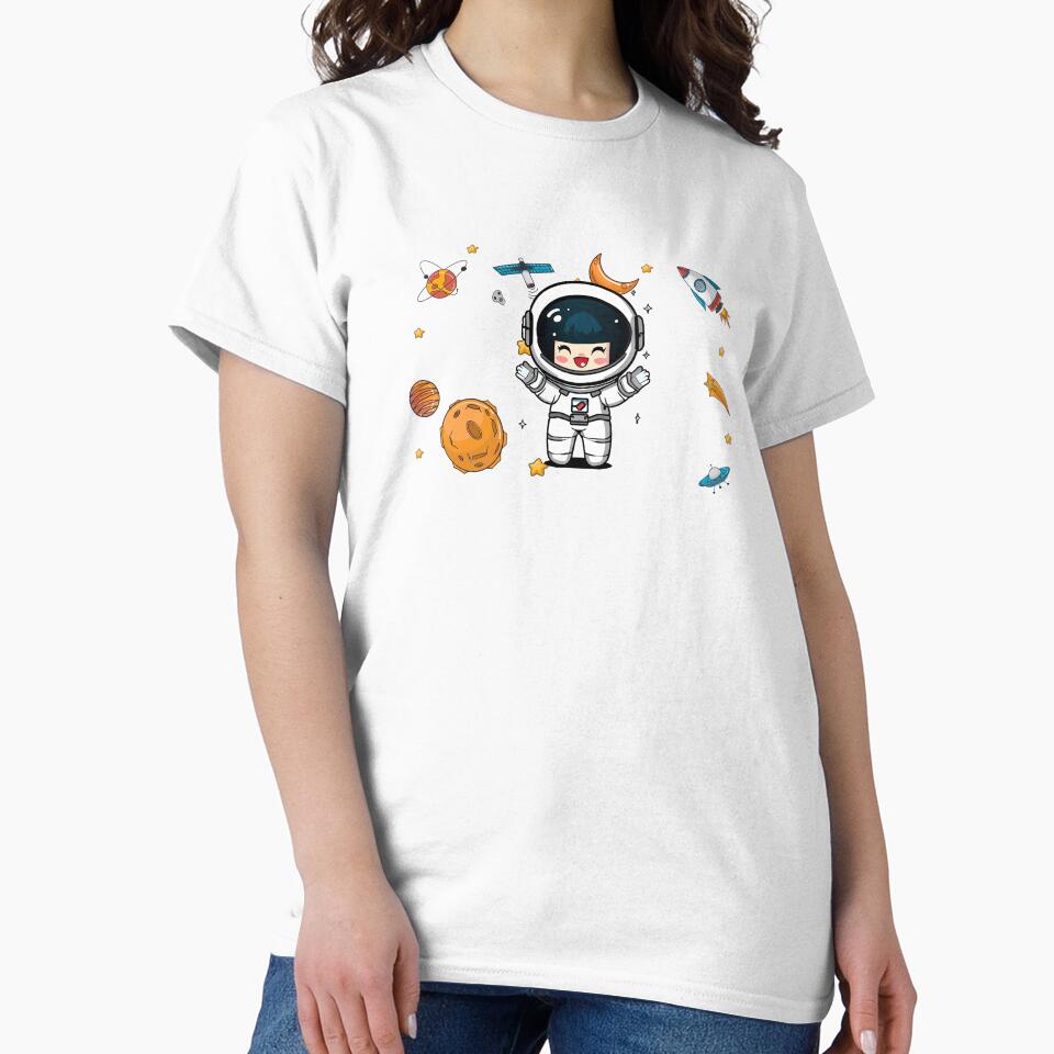 little boy traveling in space by sicomanzer T-Shirts, Hoodie, Sweatshirt | BlankRebels.com (Image 2)
