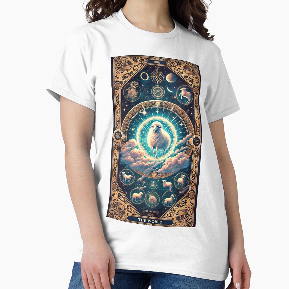 Sheepism Tarot – The World by Thpoar T-Shirts, Hoodie, Sweatshirt | BlankRebels.com (Image 2)