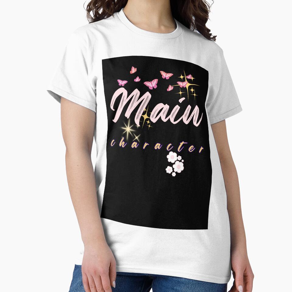 Main character - Y2K Butterfly Black Background Design by Extremeallie T-Shirts, Hoodie, Sweatshirt (Image 2)