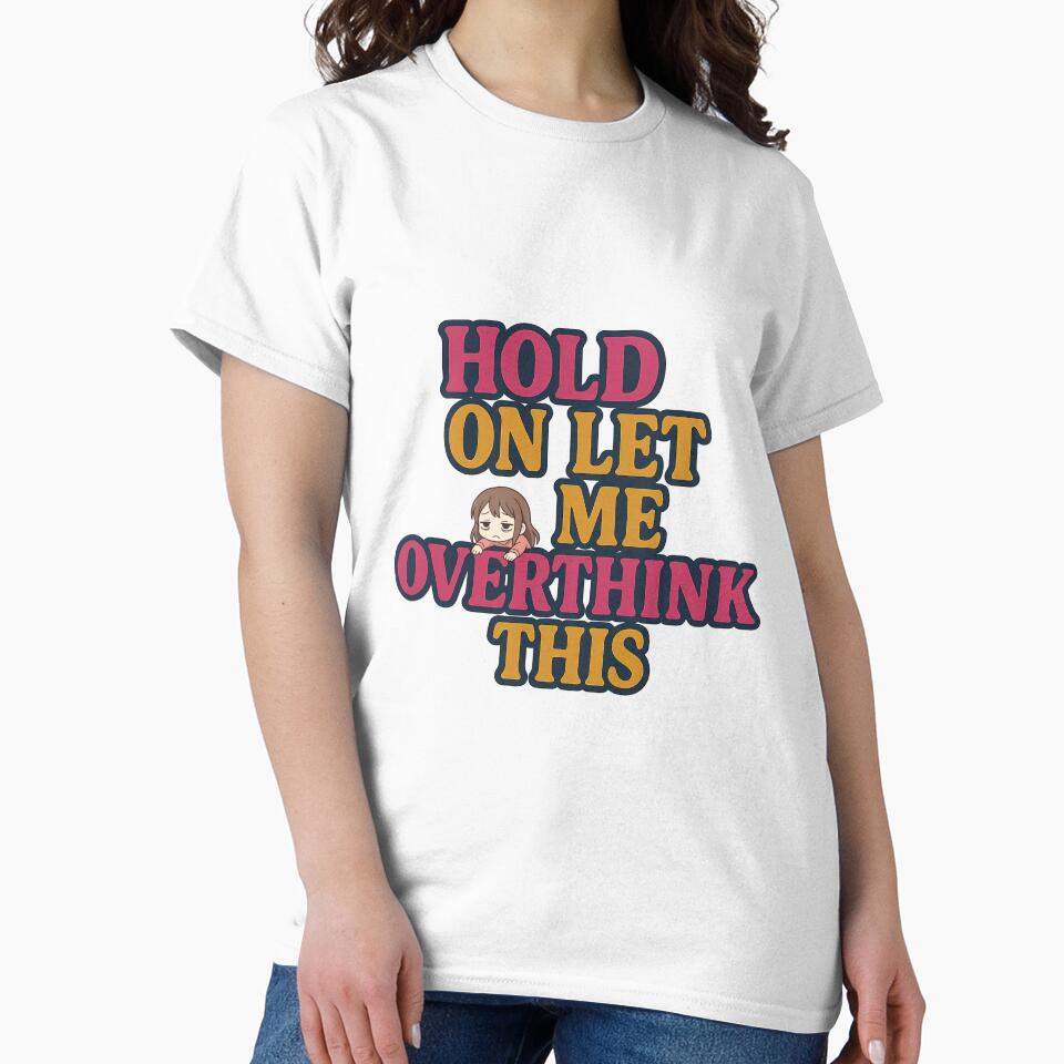 Funny Overthinking T-Shirt & Hoodie | Chibi Anxiety Mental Health Apparel Gift by Jaded's Cute Clips Sweatshirt (Image 2)
