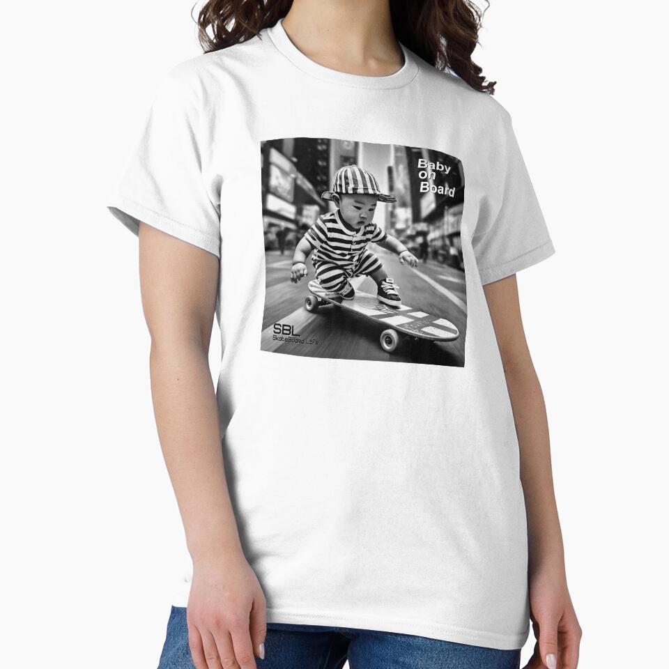 Baby on Board BW by ForecastVSN T-Shirts, Hoodie, Sweatshirt | BlankRebels.com (Image 2)