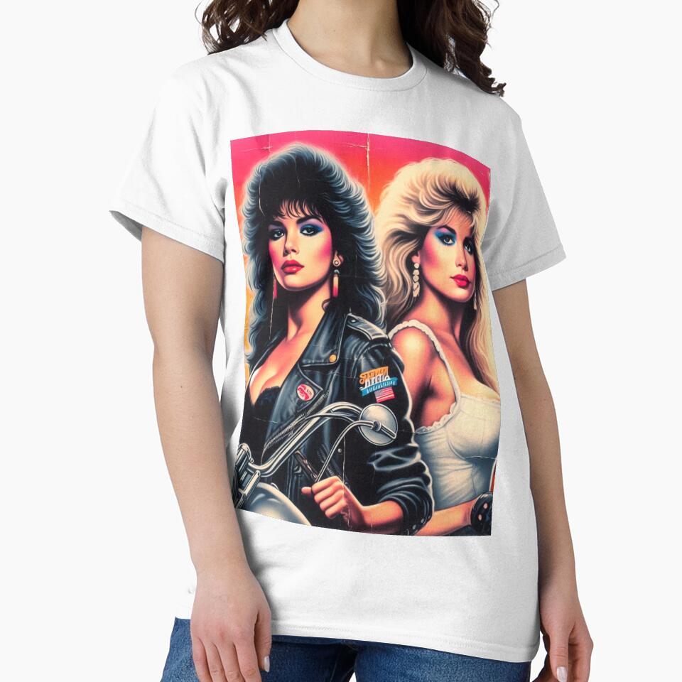 80s Biker Girls by PulpVintage