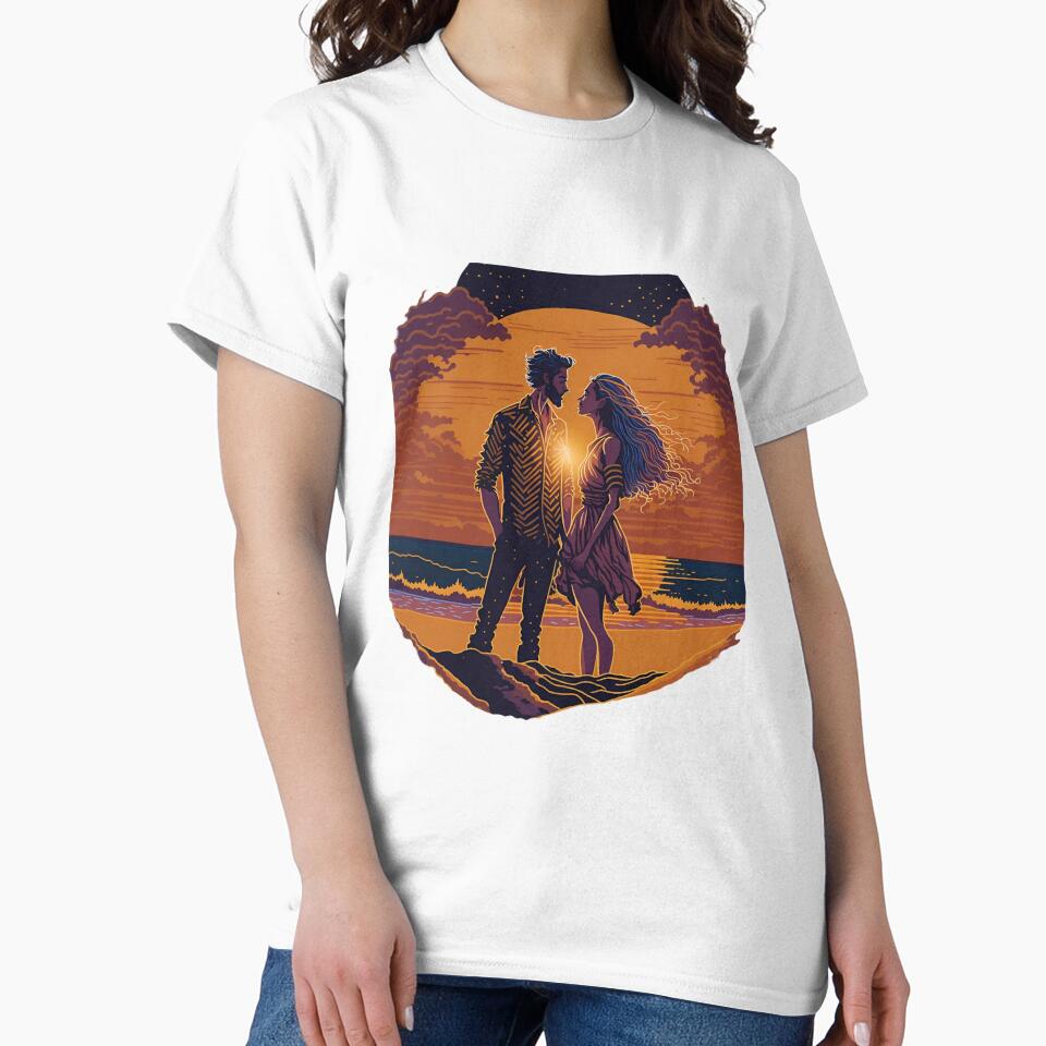 Couple in the sunset by ARTSY900 T-Shirts, Hoodie, Sweatshirt | BlankRebels.com (Image 2)