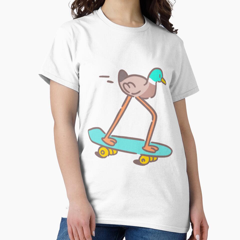 skateboard duck by saacstix T-Shirts, Hoodie, Sweatshirt | BlankRebels.com (Image 2)