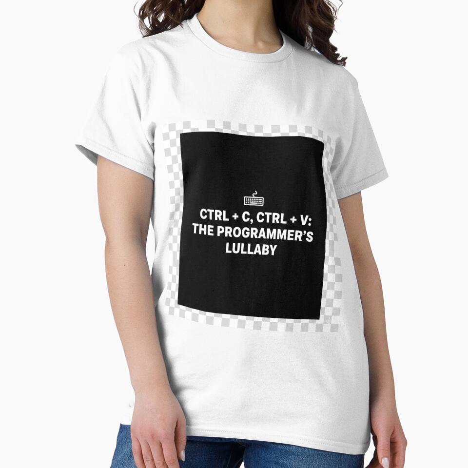 Ctrl + C Ctrl + V Programmer's Lullaby Sticker | Funny Coding Meme by mdj96 T-Shirts, Hoodie, Sweatshirt (Image 2)