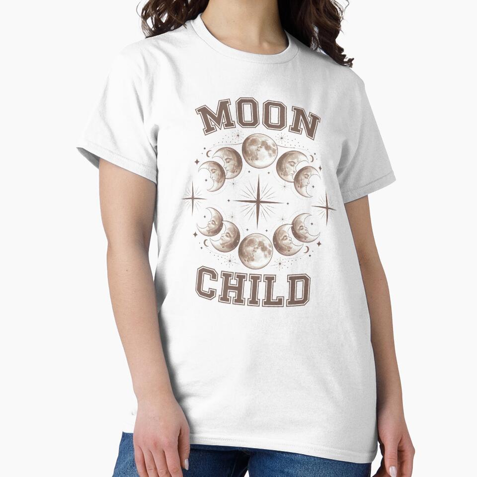 Moon Child Phases of the Moon Mystical Energy by Taans-Creation T-Shirts, Hoodie, Sweatshirt | BlankRebels.com (Image 2)