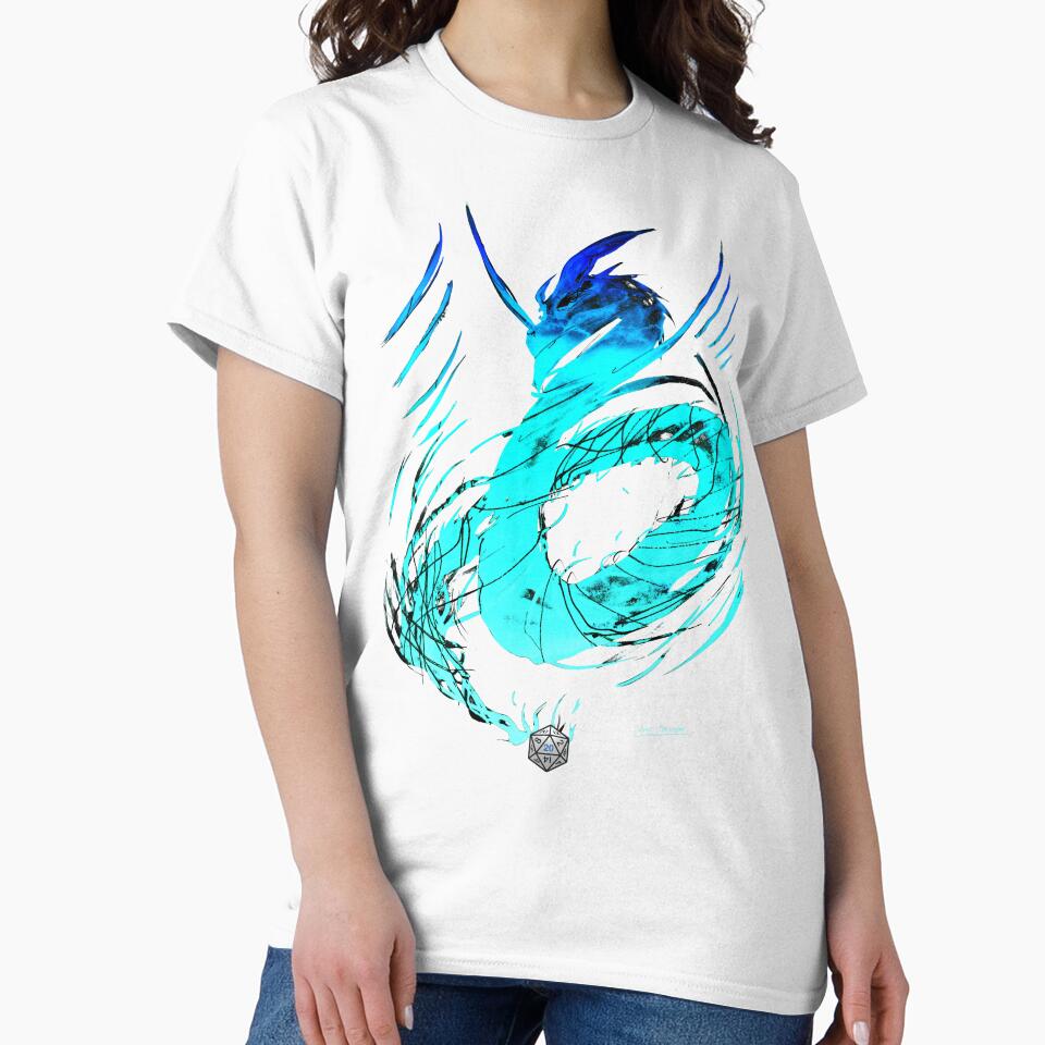 Critical Hit - Freezing Blue by Luke Tomlinson Artwork T-Shirts, Hoodie, Sweatshirt | BlankRebels.com (Image 2)