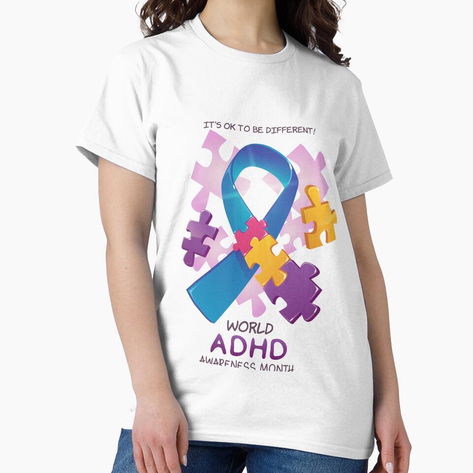It's ok to be different! ADHD Awareness Month 2021 by SME-Store T-Shirts, Hoodie, Sweatshirt | BlankRebels.com (Image 2)
